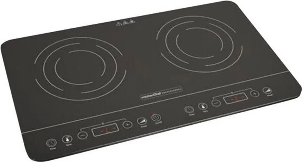 Plaque Induction Puissante 3500W Kitchenchef - Double Zone Tactile