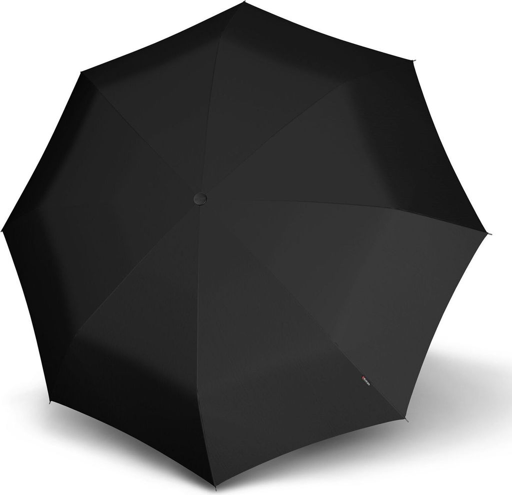 Knirps Taschenregenschirm Regenschirm T.205 Duomatic Black schwarz
