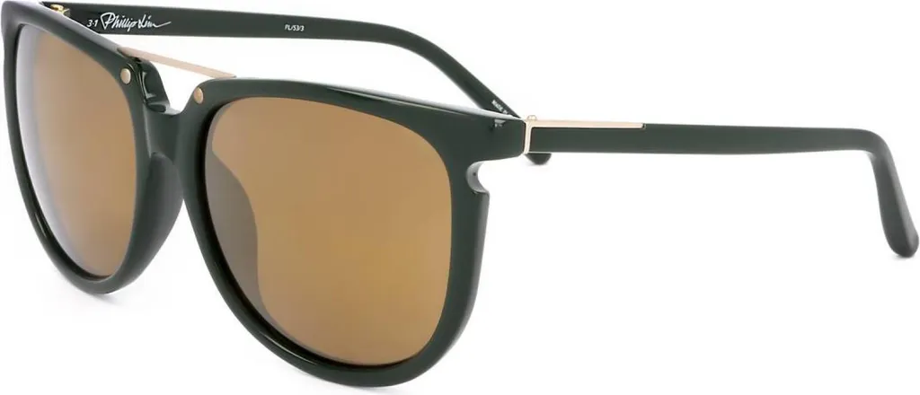 Lunettes de Soleil Homme Vertes PL53 Phillip Lim Linda Farrow Taille 57/17
