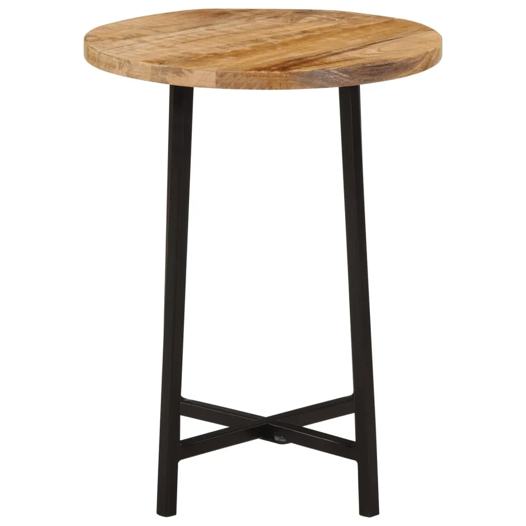 SYFAX™ Tavolino Laterale Industriale 35x35x45cm Legno di Mango