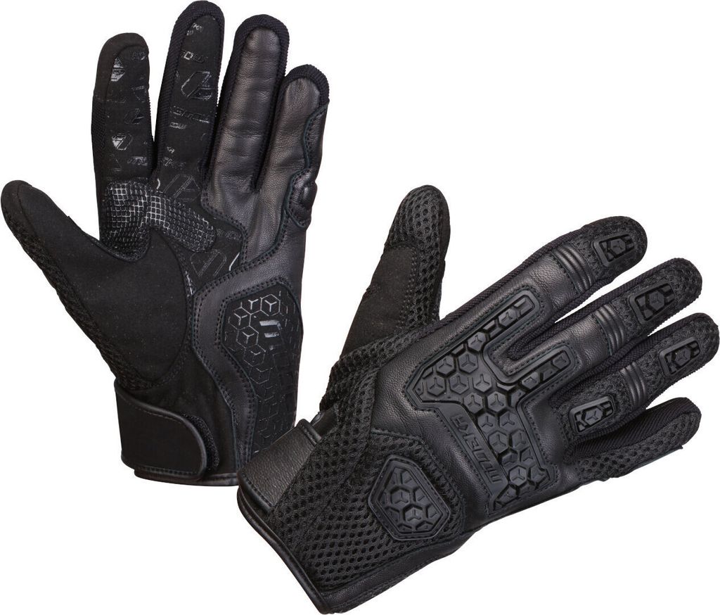Modeka Dracon Motorrad Handschuhe, schwarz, 8