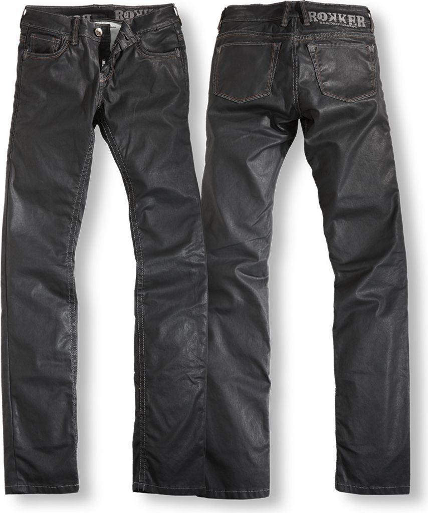 Rokker The Black Diva Damen Motorrad Jeans, schwarz, 26 Produktbild 