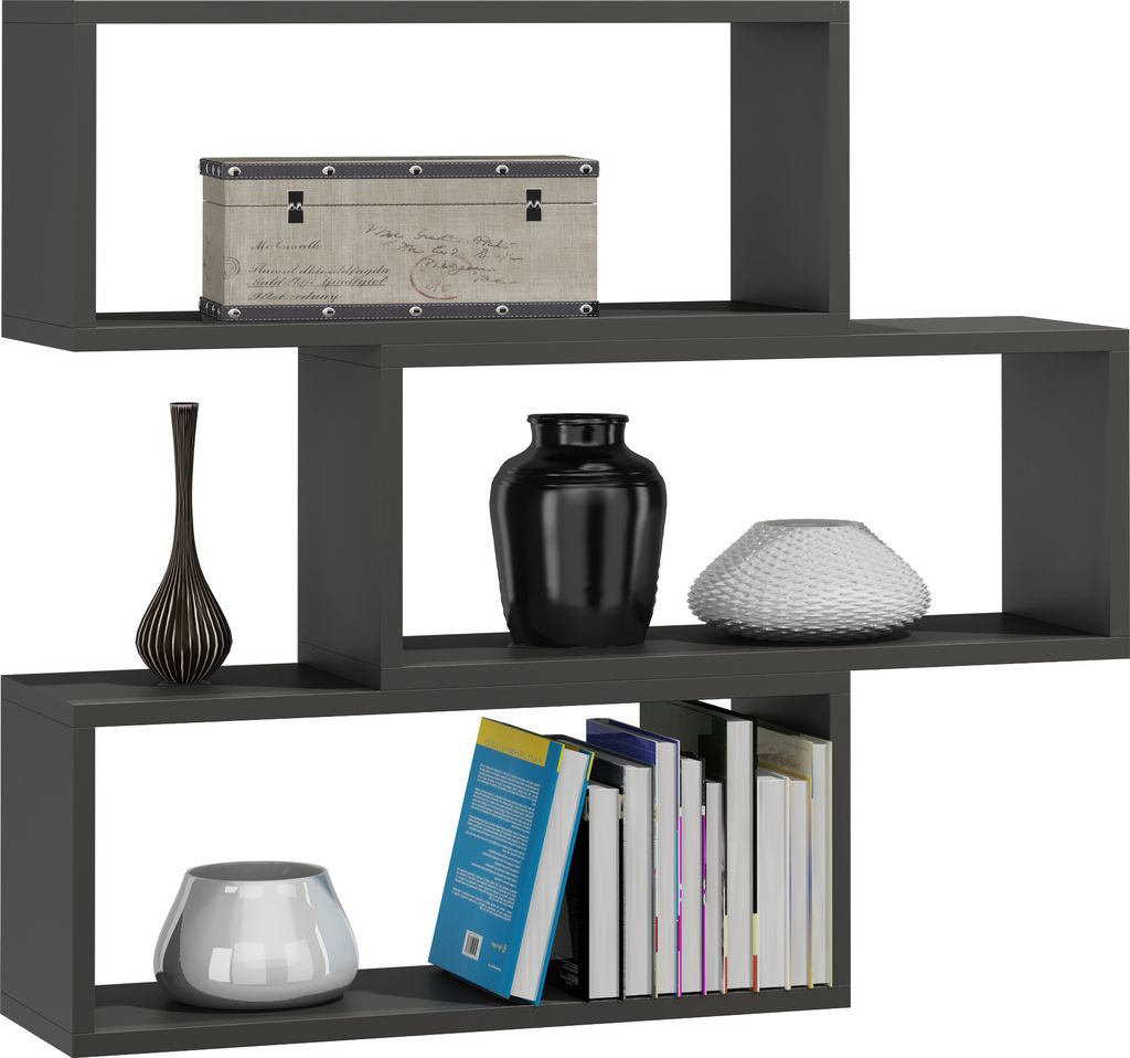 MATKAM ADAM Wandregal in moderner Optik | 3 Regalwürfel, Maße je B/H/T 31 x 65 x 21 cm | Holzstärke 18 mm | In verschiedenen Ausführungen erhä...