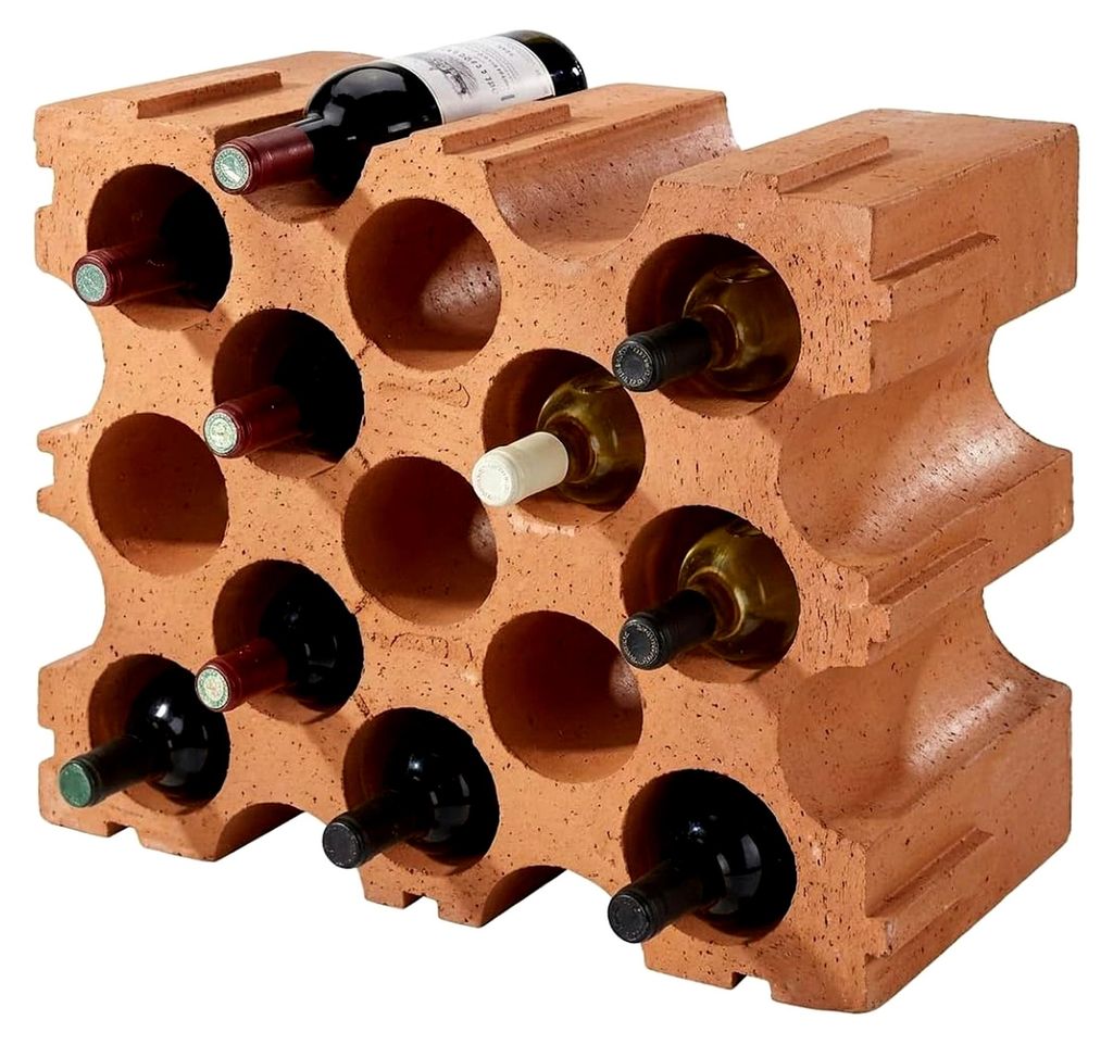 Flaschenwürfel für Wein und Getränke, stapelbares Produktbild 