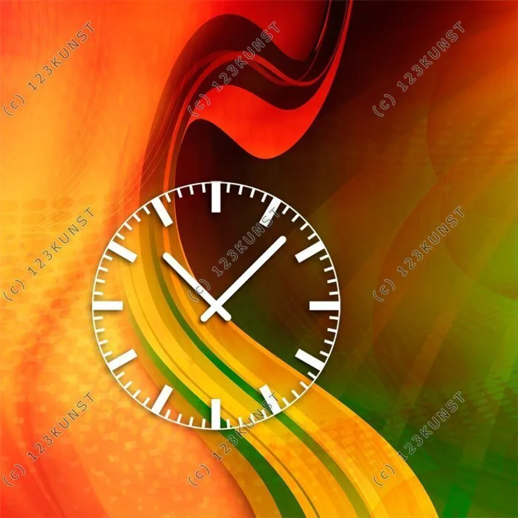Orologio da Parete Design 40x40 Dixtime 3424 - Silenzioso per Ufficio