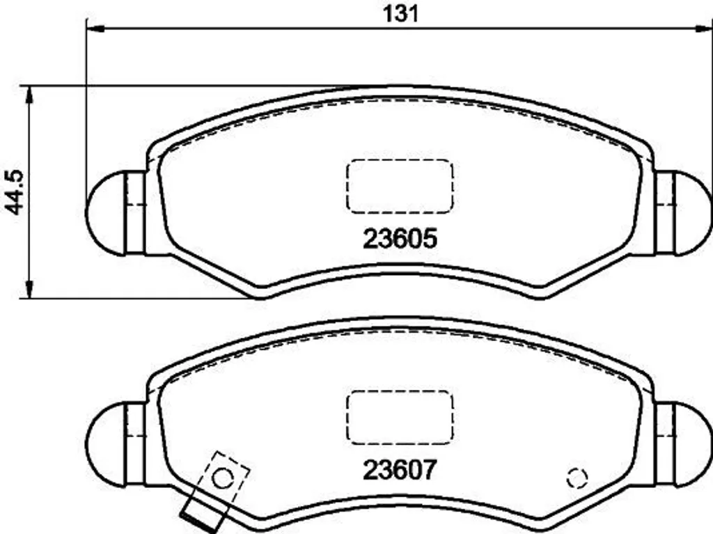Plaquettes de frein HELLA 8DB 355 011-691 : finis les bruits sur Agila A