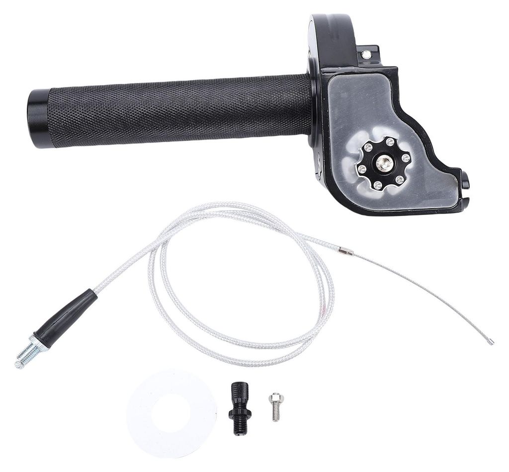 Motorrad-Gasgriff 7/8 Zoll (22 mm) CNC-gefrästes Aluminium, Schnellverschluss mit Gaszug, passend für KLX, CR, CRF, EXC, XR, CRF50, CRF230, 50, 1...