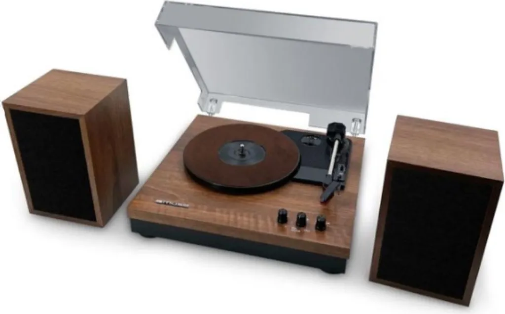 Muse MT-108BT Platine tourne-disque stéréo avec port USB et Bluetooth