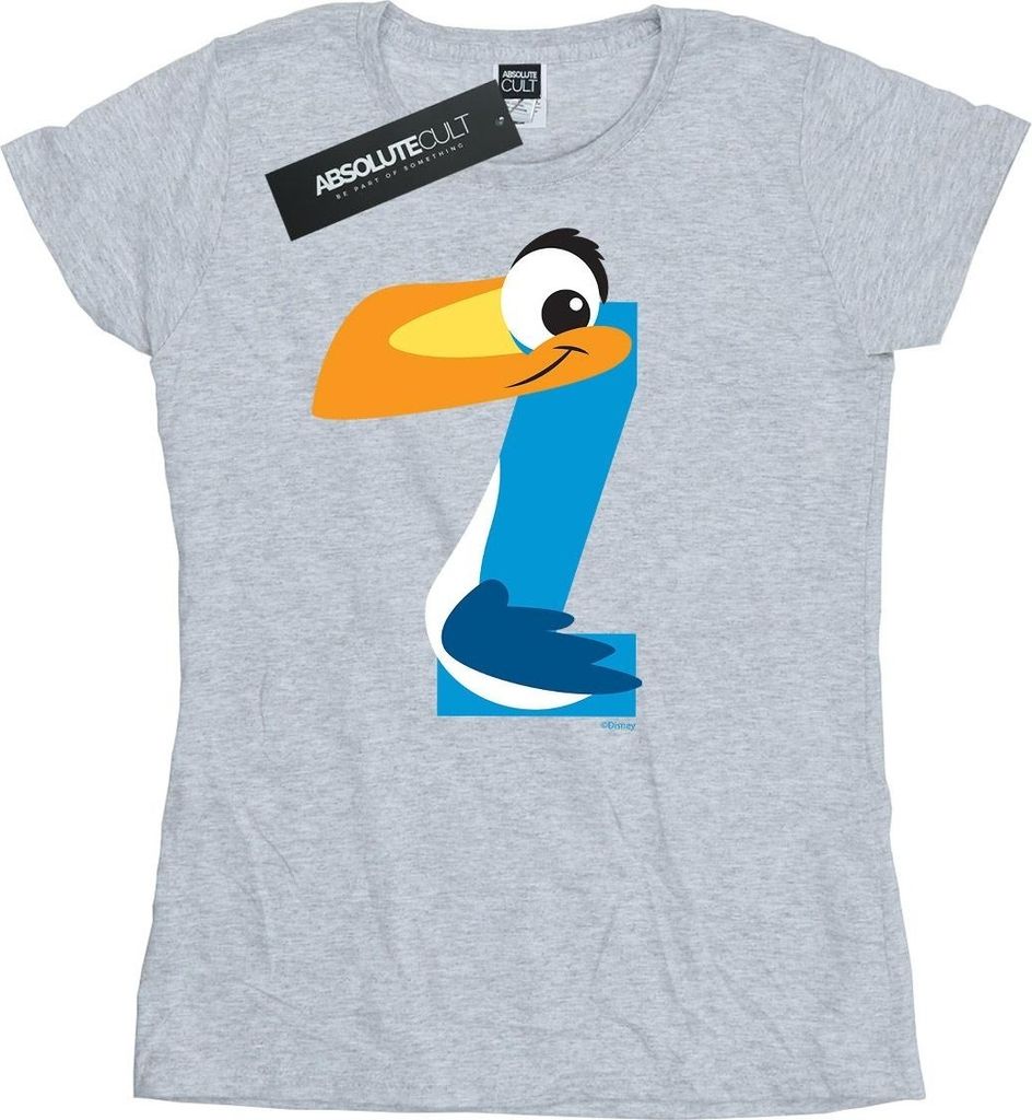 Disney - "Alphabet Z Is For Zazu" T-Shirt für Damen BI24988 (L) (Grau)