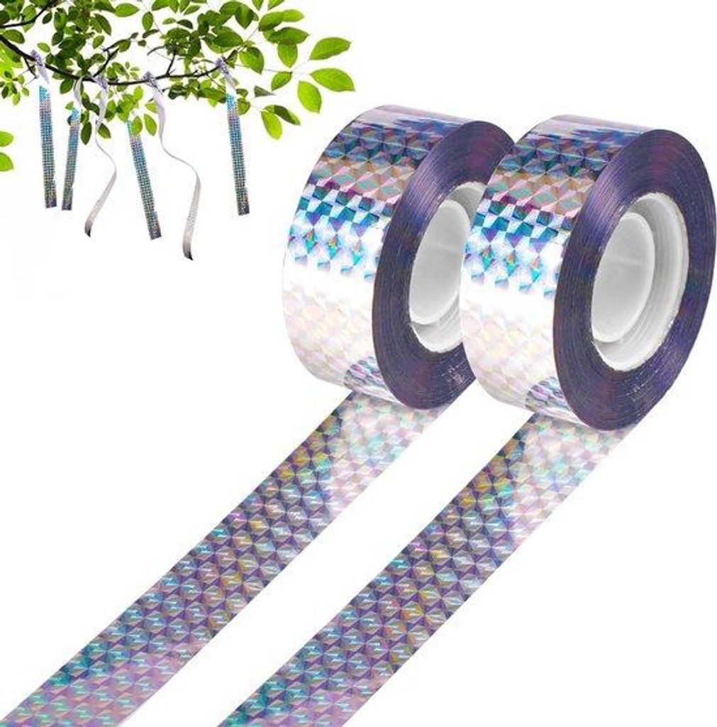 Vogelabwehrband für Garten und Balkon, 100m x 2,4cm