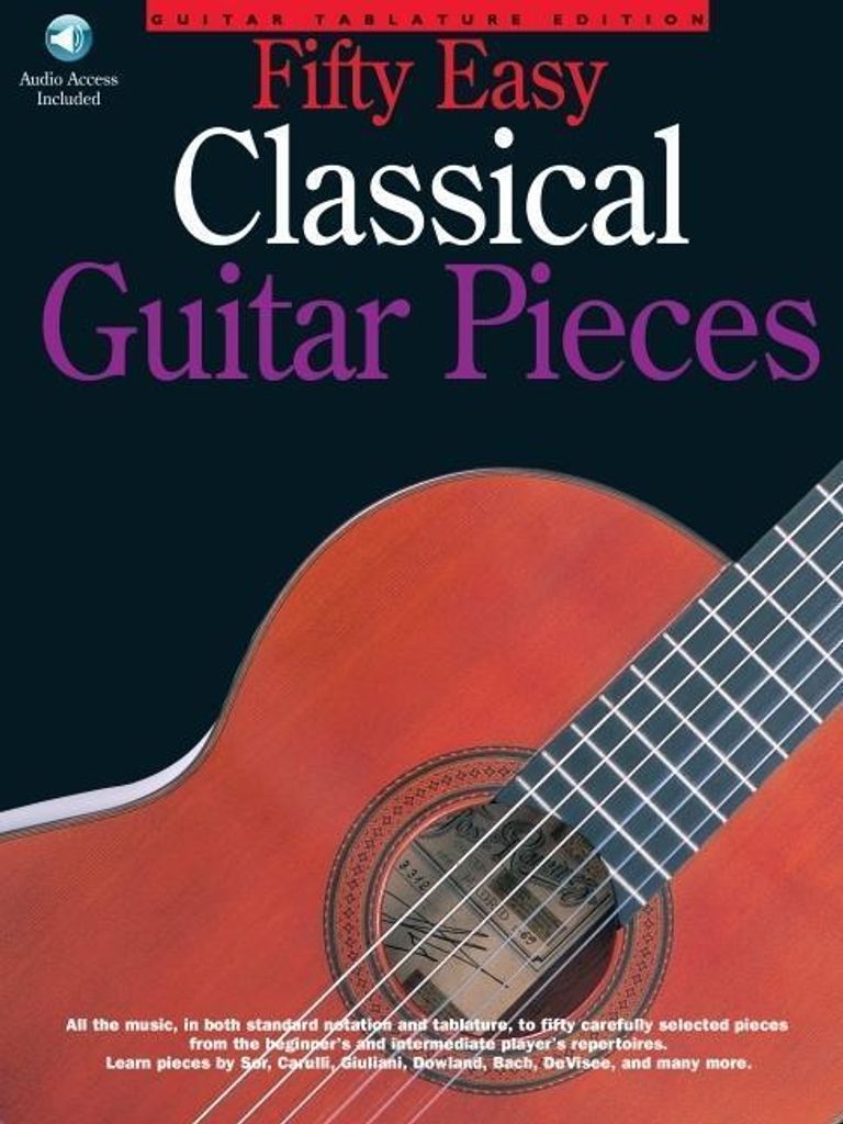 50 leichte klassische Gitarrenstücke [mit CD] Produktbild 