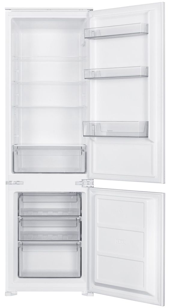 homeX CFB2491E Einbaukühlschrank mit Gefrierfach, Einbau Produktbild 