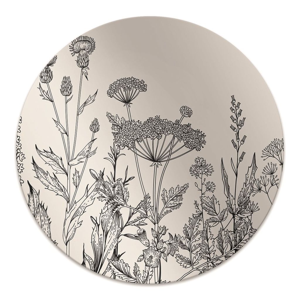 Rundmatte - Stuhlunterlage Bürostuhlunterlage - Rund Ø 100 cm - Bodenmatte - Fußmatte - Solide Wiese.
