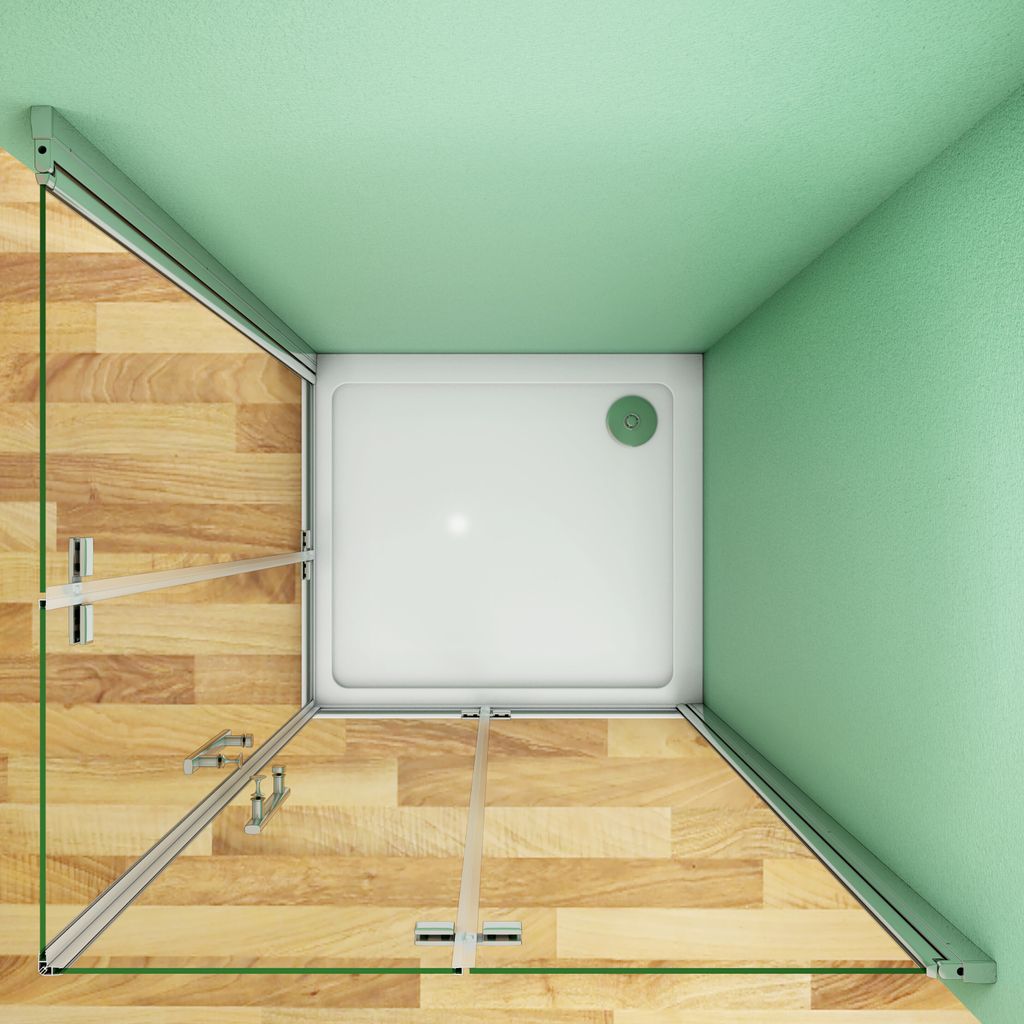 Duschkabine 76X76X185cm Duschabtrennung Dusche Duschwand Produktbild 6