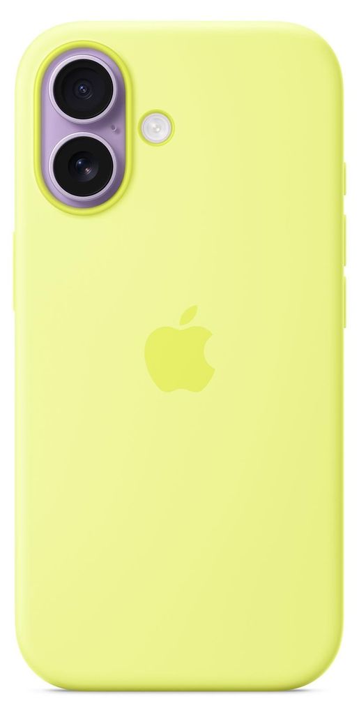 Apple iPhone 17 Silicone Case with MagSafe neon yellow Produktbild 
