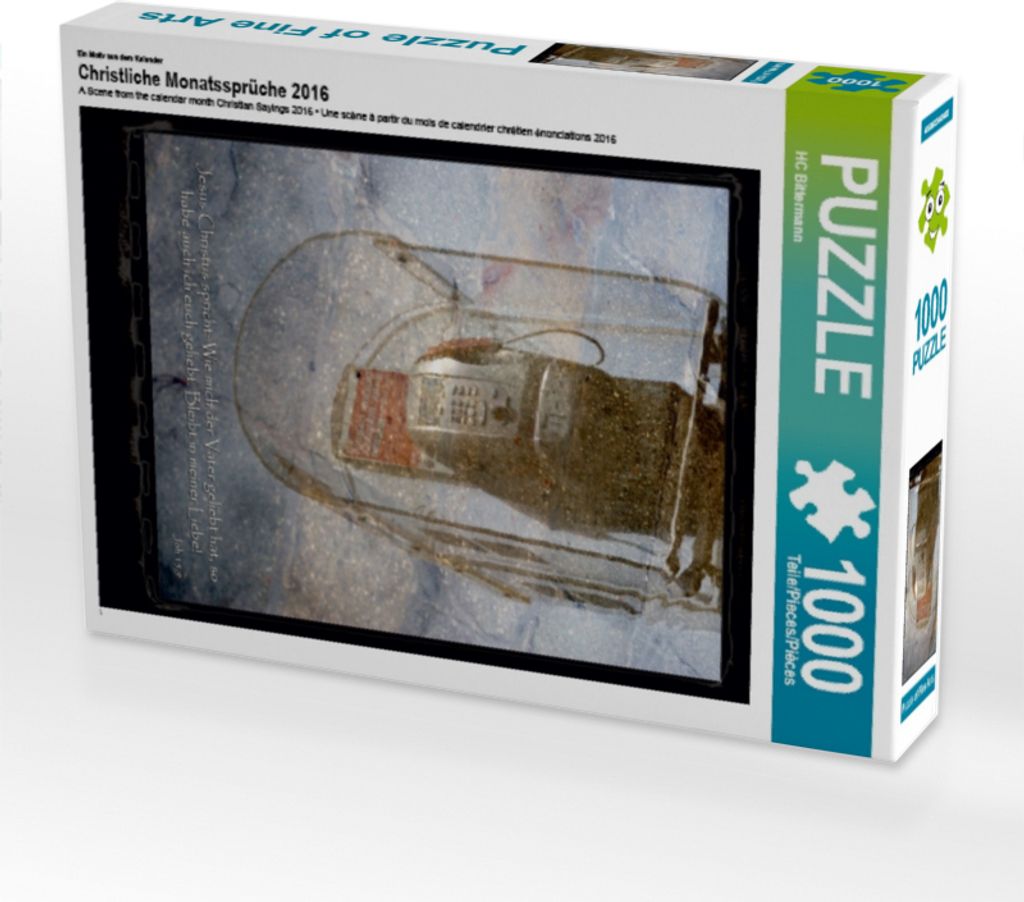 Calvendo Ein Motiv aus dem Kalender Christliche Monatssprüche 2016 1000 Teile Puzzle hoch 480x640mm, Bittermann HC; 7321965