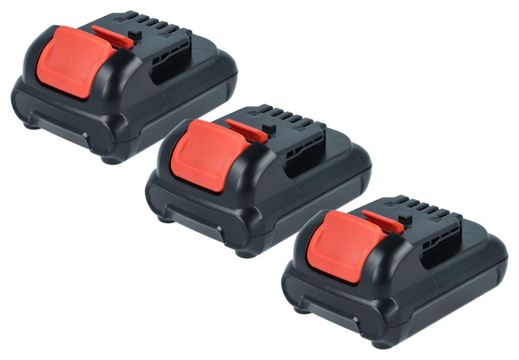 vhbw 3x Akku kompatibel mit Dewalt DCF610S2, DCF610, DCF805, DCE089D1R-QW, DCF610D2-QW, DCE089D1G-QW, DCF813 Werkzeug (1500 mAh, Li-Ion, 12 V)