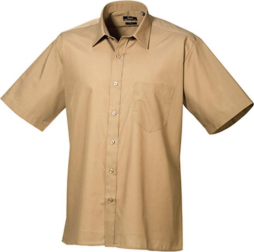 Premier Workwear Men ́s Poplin Short Sleeve Shirt