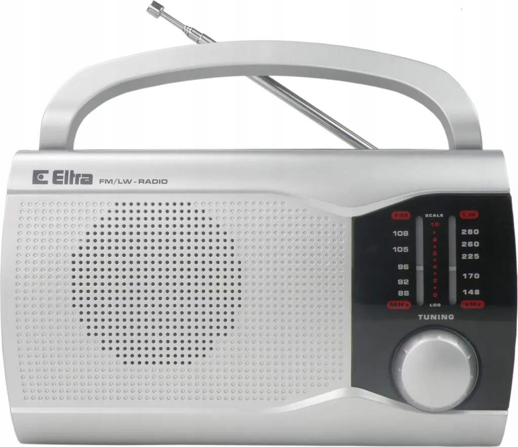 Radio de cuisine portable Eltra EWA Silver - Analogique FM/LW, 230V/Piles