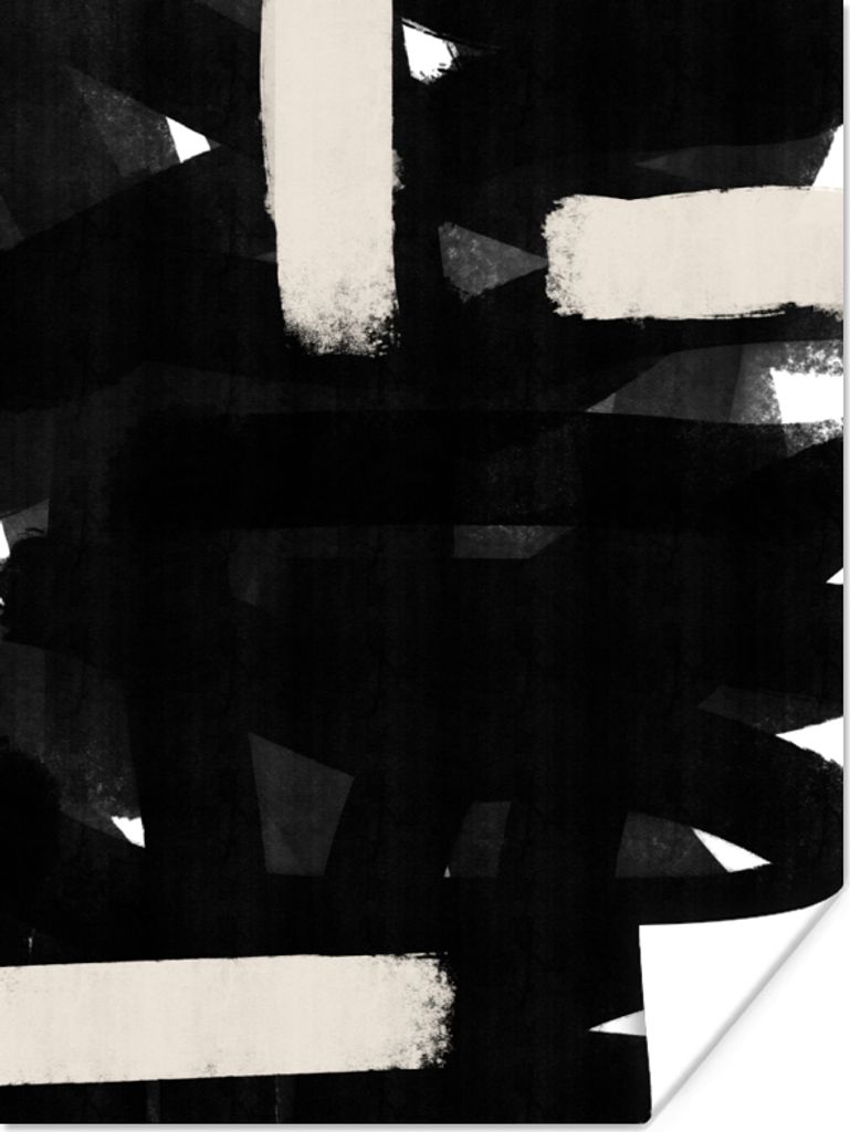 MuchoWow Poster Abstrakt - Pastell - Minimalismus 60x80 cm - Schlafzimmer Dekoration