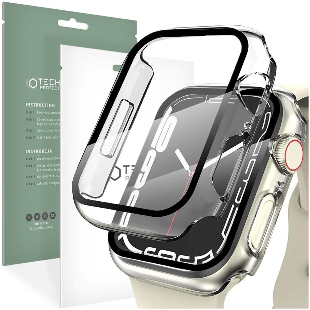 Tech-Protect Defense360 Apple Watch 7 / 8 / 9 (41 Mm) Clair Image du produit 