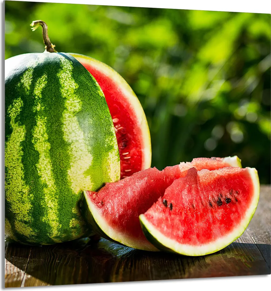 PIATTO IN VETRO PER CUCINA 60x65 Anguria