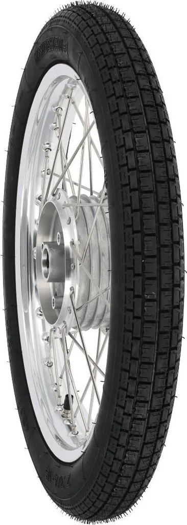 Roue complète 16 pouces jante alu avec pneu Heidenau K30 pour mobylette