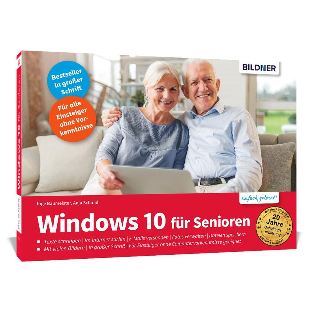 Windows 10 für Senioren - Leicht verständlich, große Schrift & komplett in Farbe!