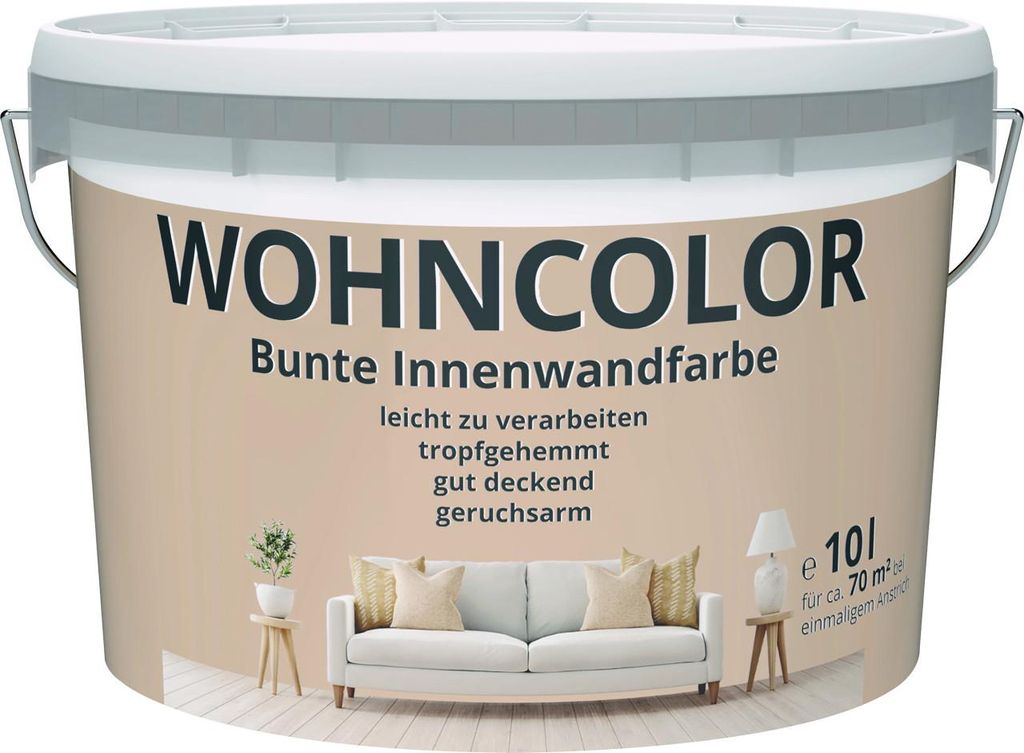 Wohncolor Wandfarbe kaffeezauber 10 L Produktbild 