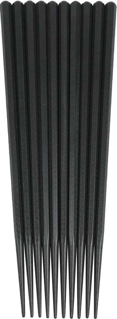 [ 10 paia ] Bacchette in plastica / antracite/nero / ALLOY Immagine del prodotto 