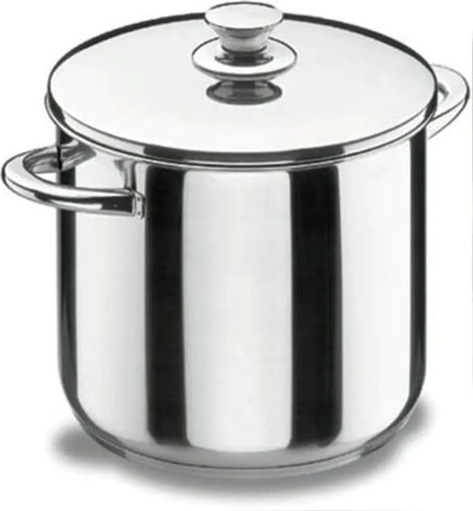 Lacor 40125 Vitrocor Pentola 24cm 9L: L'essenziale in Acciaio