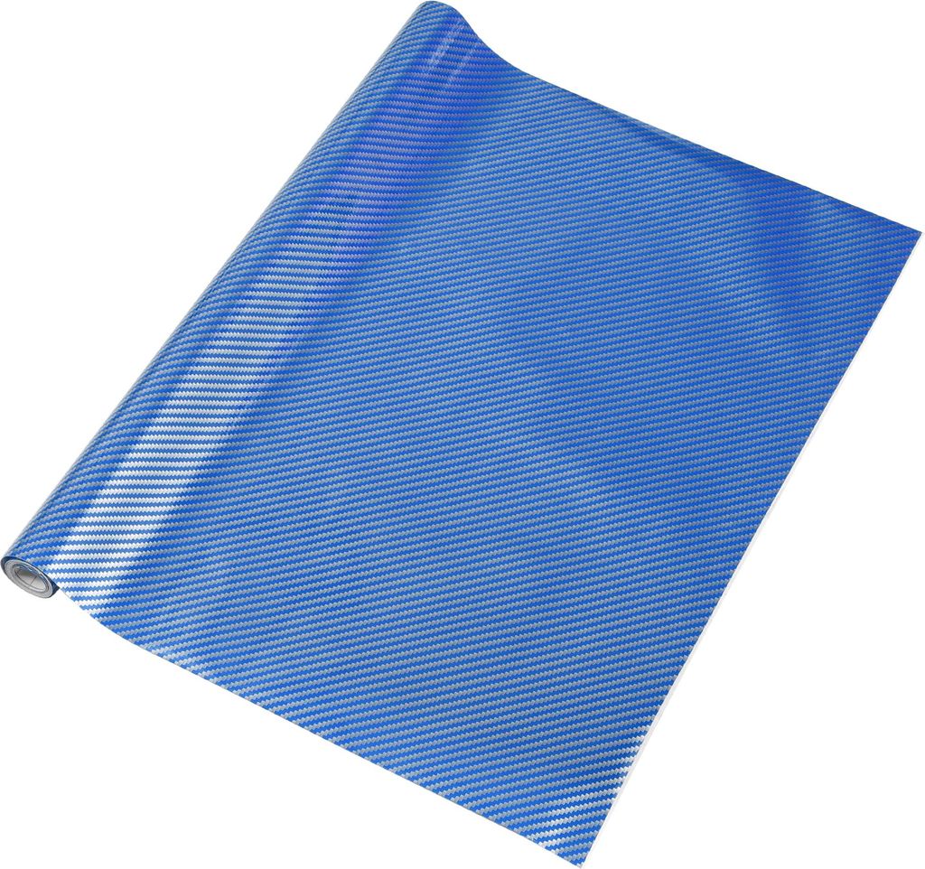 Universelle Auto-Folien-Vinyl-Folie-Abdeckung 9,84 ft x 11,81 Zoll Schutz-PVC Blau 1 Stk
