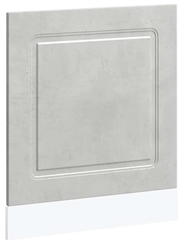 Panneau de lave-vaisselle vidaXL Kalmar gris béton 60x1,5x57 cm