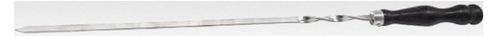 Set von 6/8/10/12/14/16/18/20 Edelstahl-Grillspießen 70cm x 20mm x 3mm für Schaschlik und Kebab