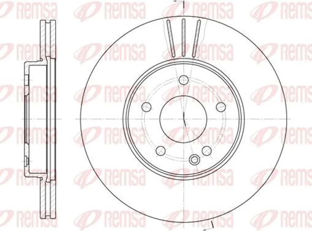 Disque de frein de rechange haute qualité pour berline Classe C W202