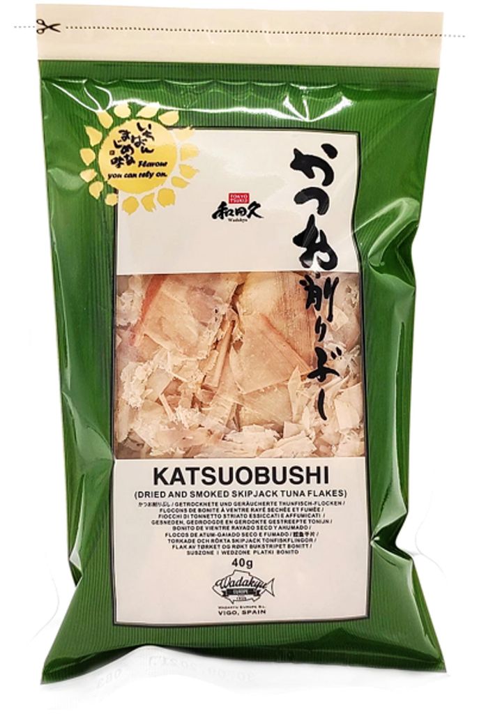 Fiocchi di tonno essiccato Katsuobushi 40g - Waadakyu Immagine del prodotto 