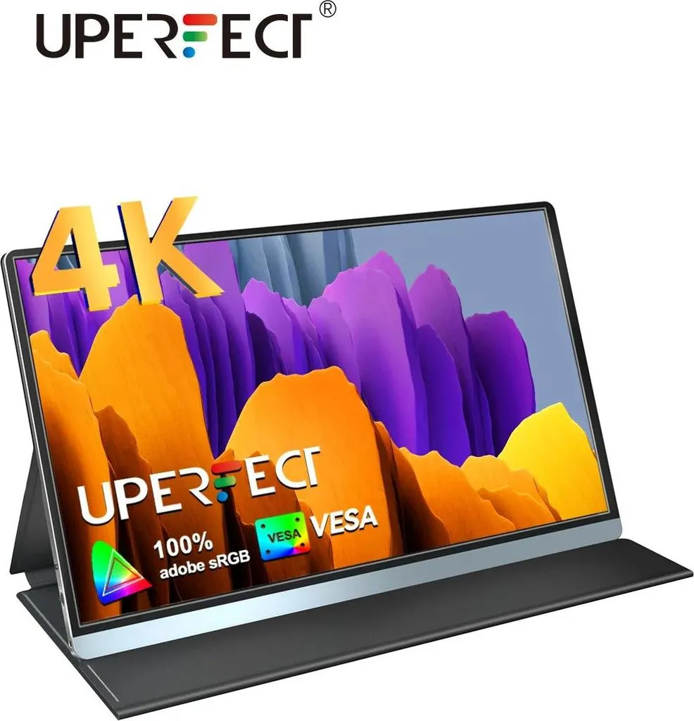C10 Moniteur Portable 4K UHD 15,6 Pouces IPS avec Haut-parleurs et HDMI