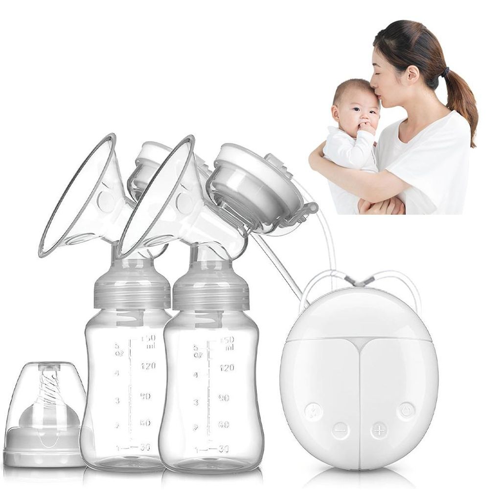 Elektrische Milchpumpe, Doppel-Milchpumpe, tragbar, Produktbild 