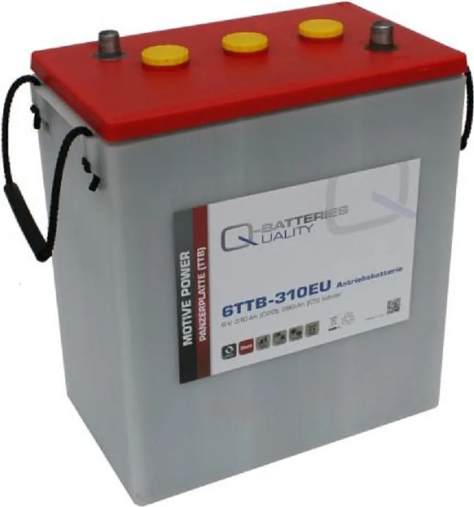 Batterie 6V 310Ah solaire et camping-car 6TTB-310EU plaque tubulaire