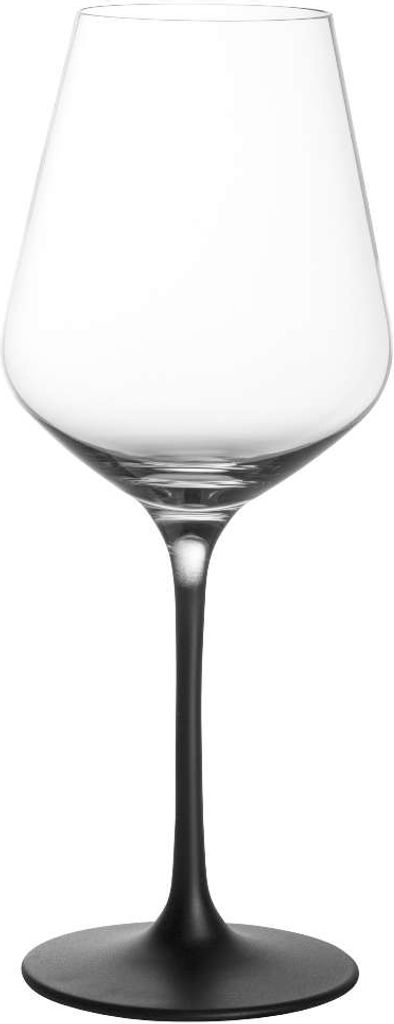 Villeroy & Boch Weißweinkelch, Manufacture Rock klar,schwarz, 4 tlg.