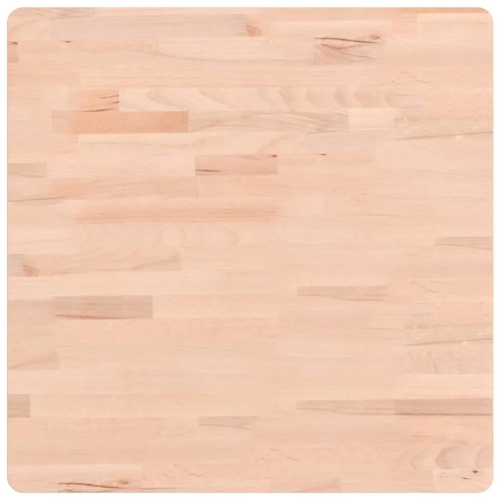 Tavola in Faggio Massiccio 60x60x2,5 cm - Piano Tavolo da Personalizzare