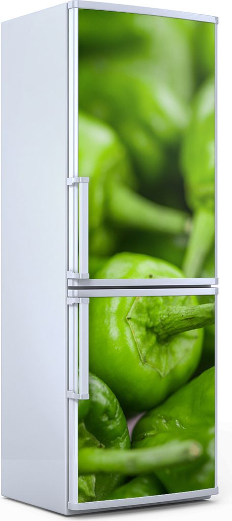 Magnete Dekorative - 60 cm x 180 cm - Küche Magnetmatte Kühlschrankmagnete - Grüner Pfeffer