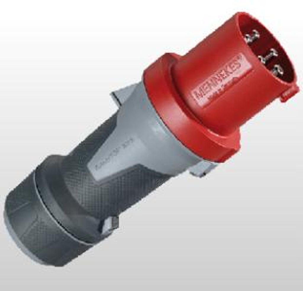 Mennekes 13112 - 5P - 6 h - Schwarz - Grau - Rot - IP44 - Produktbild 