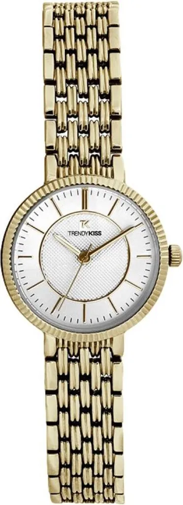 Montre Quartz Femme Elisabeth - Cadran Noir et Bracelet Acier Mailles