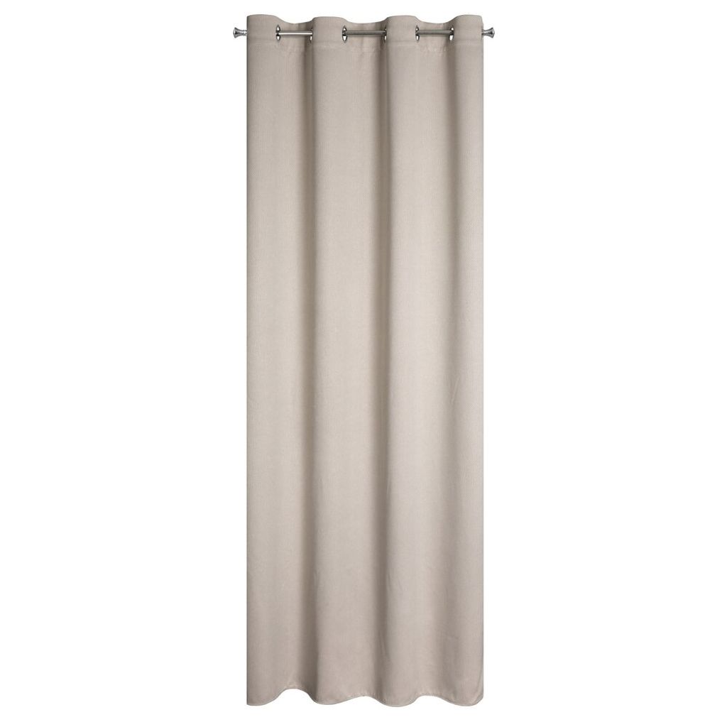 Eurofirany Samt Vorhänge Set 2-teilig - Creme 140x250 Cm Blickdicht