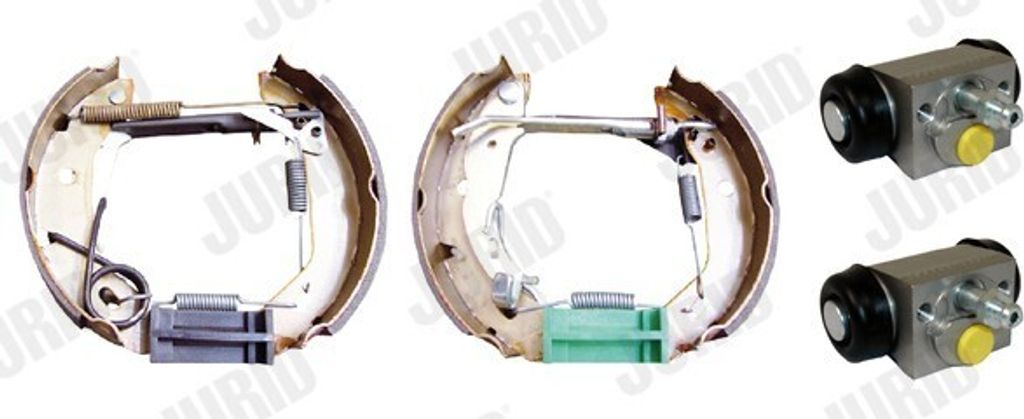 JURID KIT EVO Bremsensatz Trommelbremse Hinten passend für MERCEDES-BENZ A-Klasse (W168) 381419J