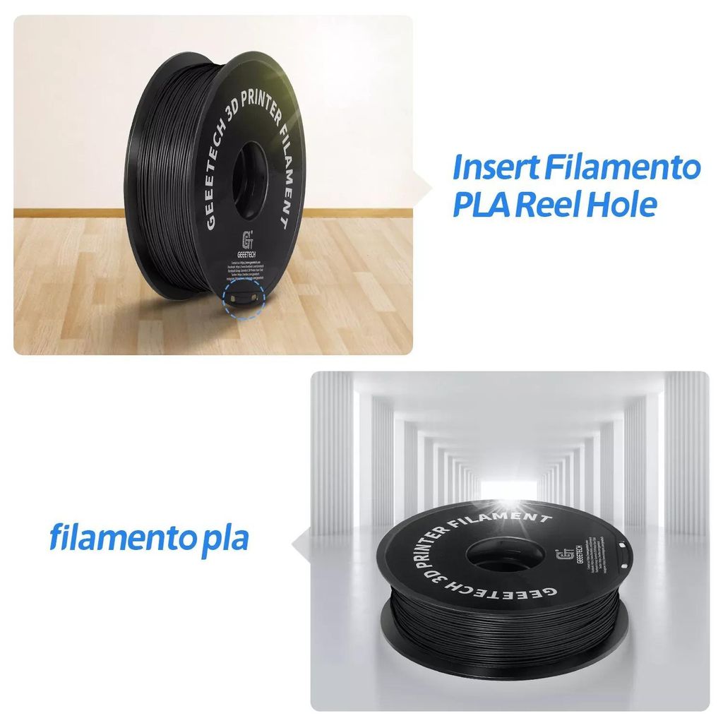 PLA Filament - Filament für 3D-Drucker 1,75 mm - Spule 1 kg - Maßhaltigkeit ±0,03 mm - FDM Kompatibel - Perlweiß