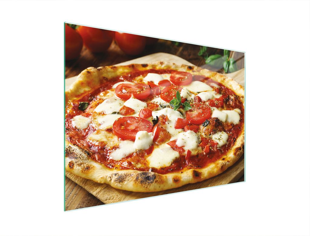 Schneidebrett Herdabdeckplatte Multiglasschneidplatte 30x22 cm Pizza Essen