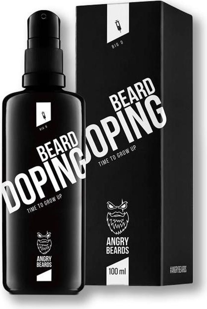 Angry Beards Beard Growth Serum for Men - Natural Formula for More Beard Growth and Fuller Hair - Accelerates Beard Growth - Beard Care Product for...