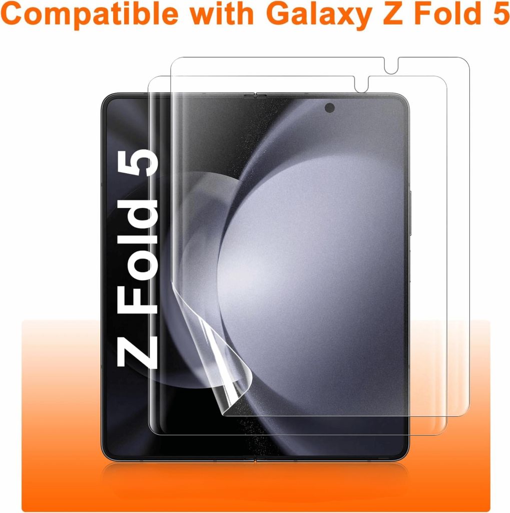 2X Panzerfolie für Samsung Galaxy Z Fold 5 5G Display Produktbild 